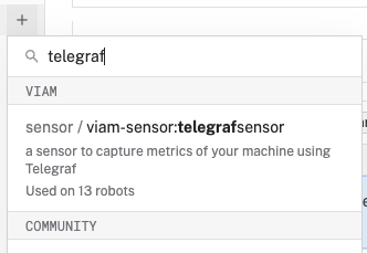 Component search results.